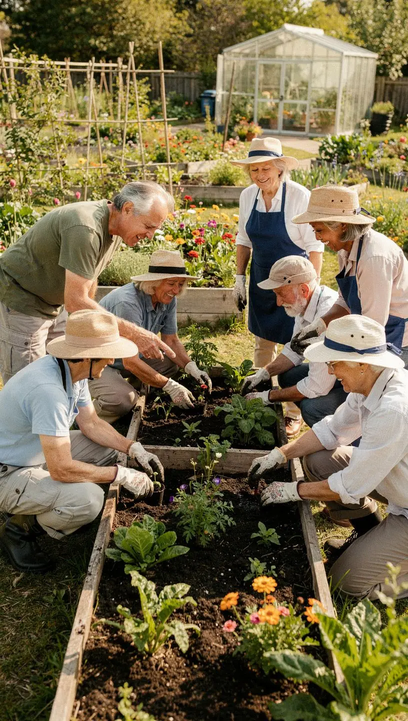 Active seniors enjoying dance for fitness and engagement.