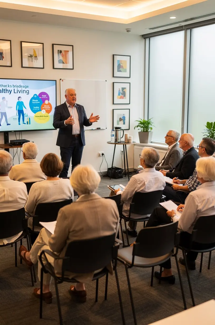 Professional business solutions illustration